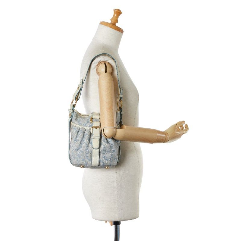 Celine Celine Celine Canvas Leather C Macadam Handbag Canvas Handbag in Very Good Condition Size ONE SIZE - 10 Thumbnail