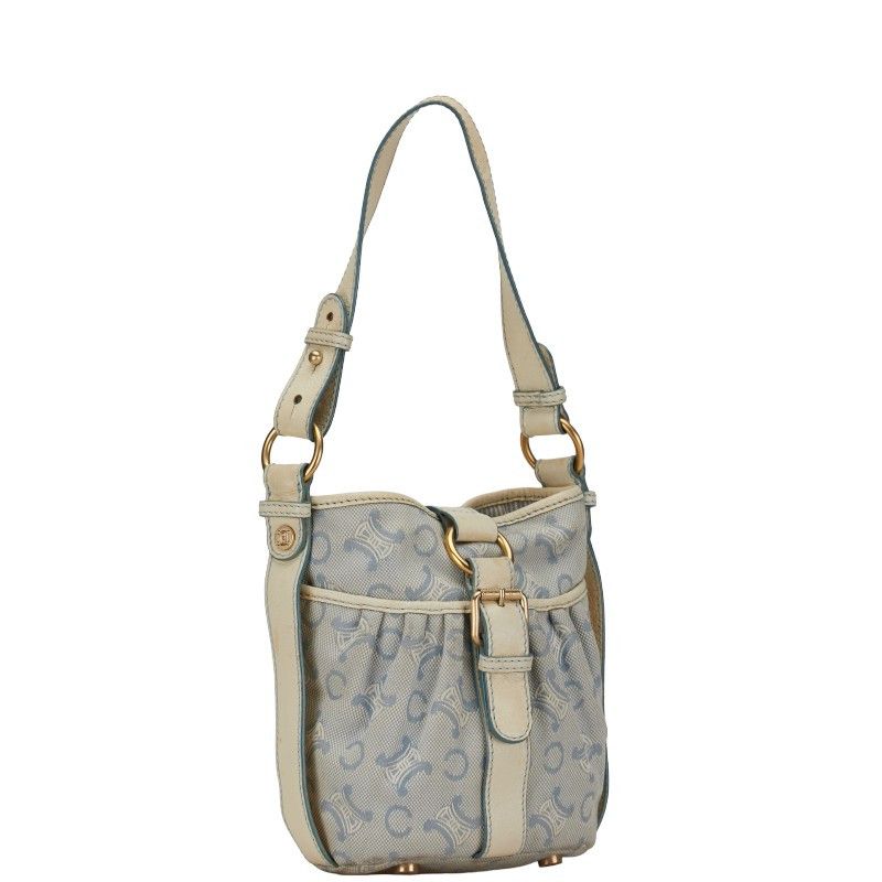Celine Celine Celine Canvas Leather C Macadam Handbag Canvas Handbag in Very Good Condition Size ONE SIZE - 2 Thumbnail