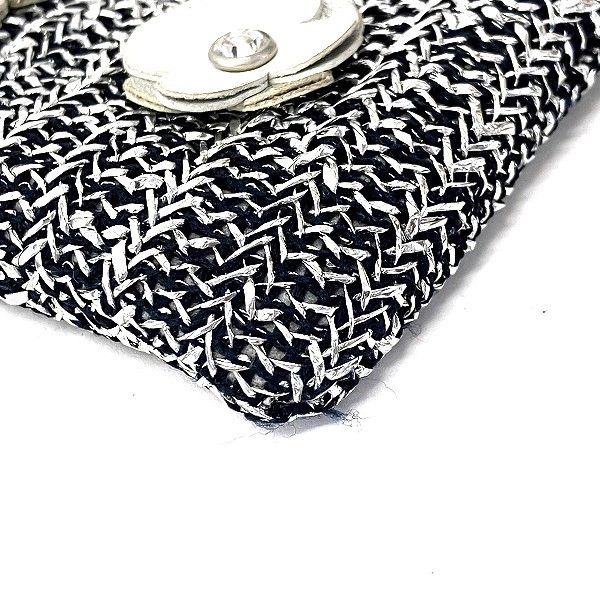 Other Other Anteprima Nylon Lame Knit Leather Shoulder Handbag for Women Canvas Shoulder Bag in Good Condition Size ONE SIZE - 8 Thumbnail