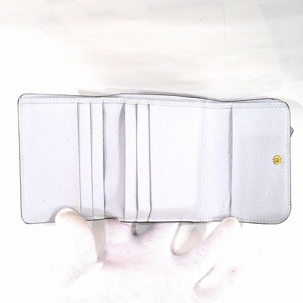 Chloe Chloe Chloe Leather Alphabet Tri-fold Wallet Leather Short Wallet in Good Condition Size ONE SIZE - 2 Thumbnail