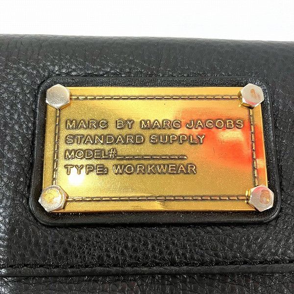 Other Other Marc by Marc Jacobs Leather Black Long Wallet Unisex Leather Long Wallet in Good Condition Size ONE SIZE - 8 Thumbnail