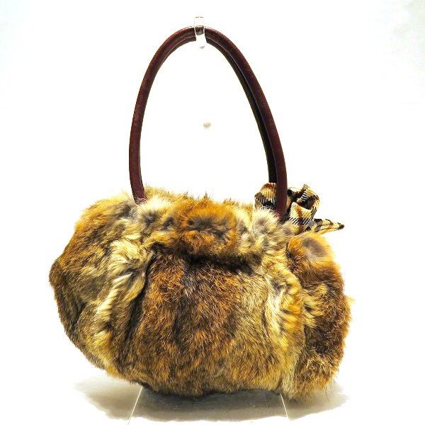 Other Other Daks Fur Leather Handbag for Women Leather Handbag in Good Condition Size ONE SIZE - 2 Thumbnail