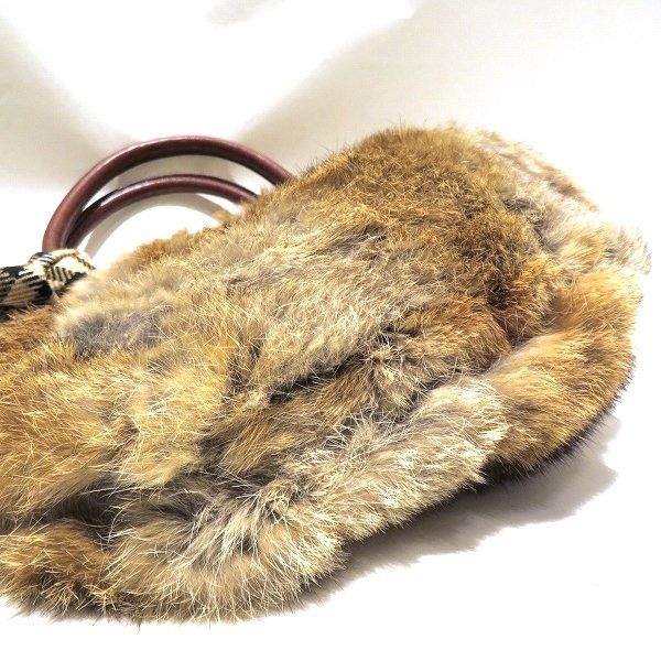 Other Other Daks Fur Leather Handbag for Women Leather Handbag in Good Condition Size ONE SIZE - 8 Thumbnail