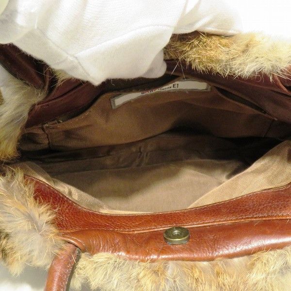 Other Other Daks Fur Leather Handbag for Women Leather Handbag in Good Condition Size ONE SIZE - 6 Thumbnail
