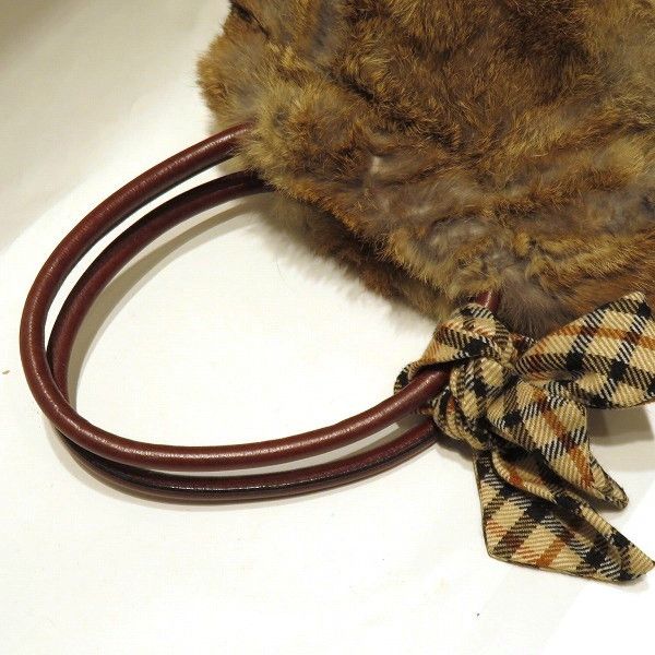 Other Other Daks Fur Leather Handbag for Women Leather Handbag in Good Condition Size ONE SIZE - 9 Thumbnail