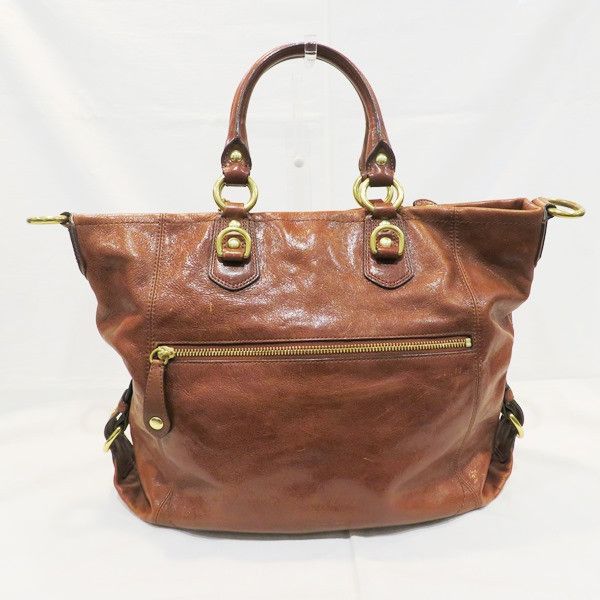 Coach Coach Coach Madison 12935 Leather 2WAY Tote Bag Leather Tote Bag 12935 in Good Condition Size ONE SIZE - 2 Thumbnail