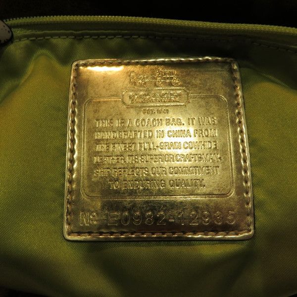 Coach Coach Coach Madison 12935 Leather 2WAY Tote Bag Leather Tote Bag 12935 in Good Condition Size ONE SIZE - 5 Thumbnail