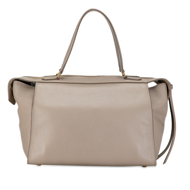 Celine Celine Celine Smooth Leather Ring Small Light Taupe Handbag 176203 Leather Handbag 176203 in Very Good Condition Size ONE SIZE - 3 Thumbnail
