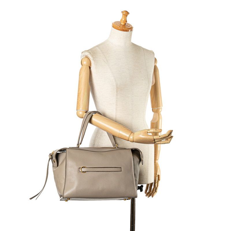 Celine Celine Celine Smooth Leather Ring Small Light Taupe Handbag 176203 Leather Handbag 176203 in Very Good Condition Size ONE SIZE - 10 Thumbnail