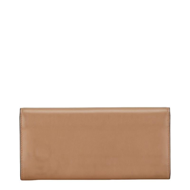 Tod's Tod's Tod's Leather Long Wallet Beige Brown Leather Long Wallet in Very Good Condition Size ONE SIZE - 4 Thumbnail