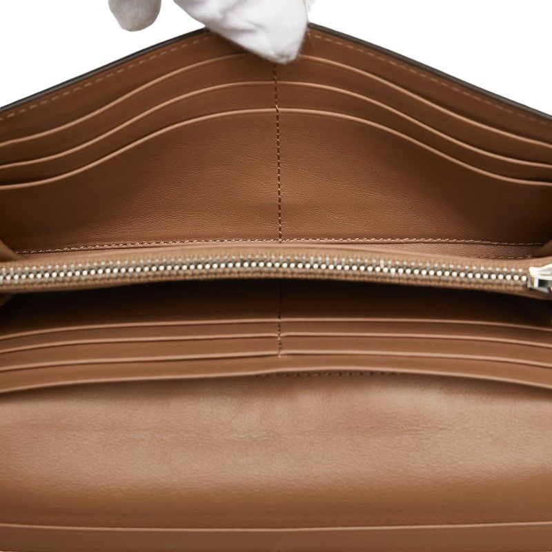 Tod's Tod's Tod's Leather Long Wallet Beige Brown Leather Long Wallet in Very Good Condition Size ONE SIZE - 5 Thumbnail