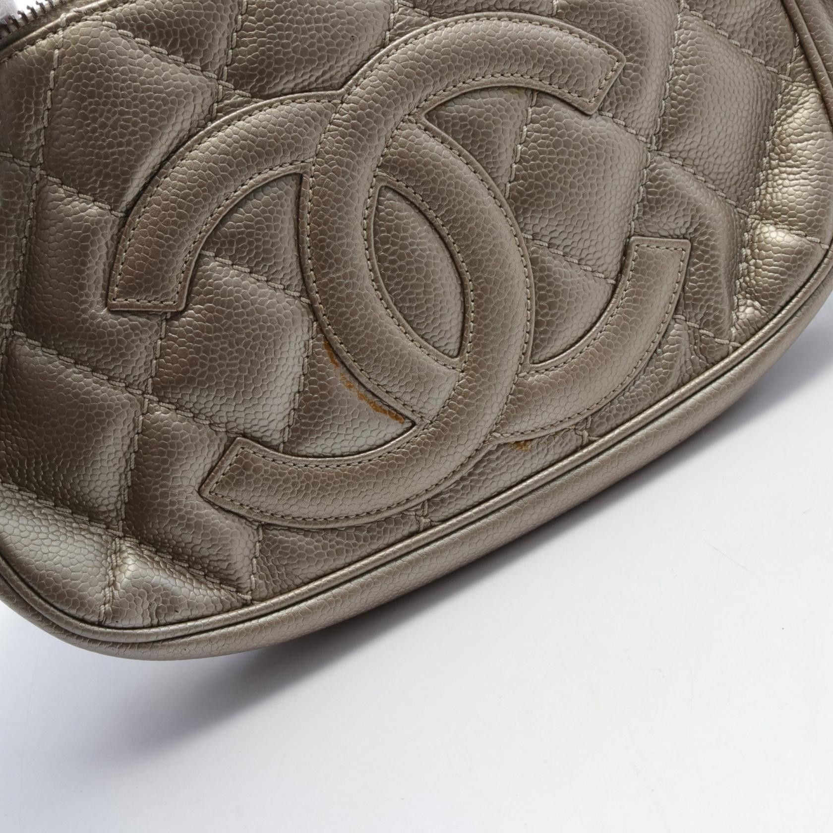 Chanel Chanel Quilted Caviar Tassel Shoulder Bag Leather Shoulder Bag in Very Good Condition Size ONE SIZE - 6 Thumbnail