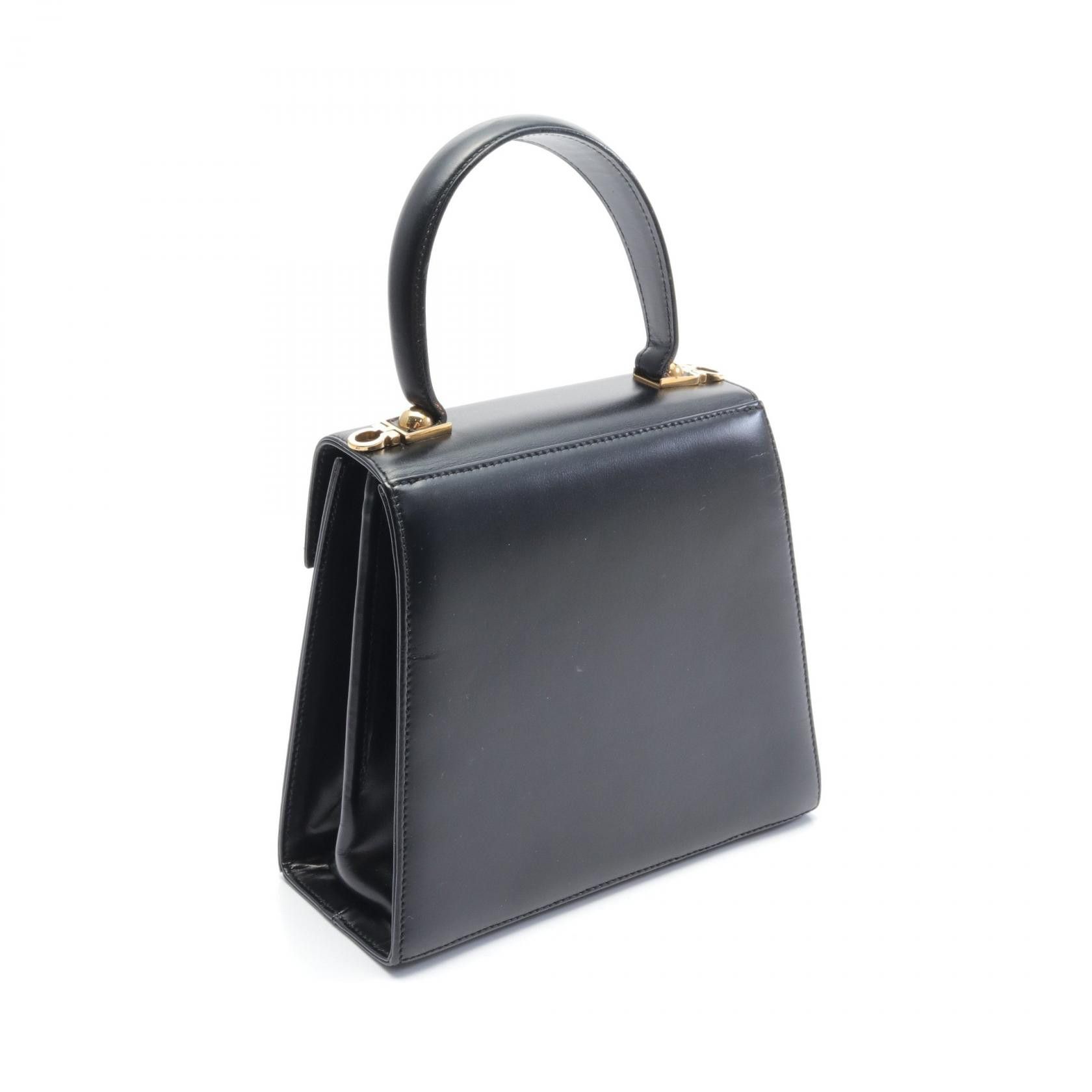 Salvatore Ferragamo Salvatore Ferragamo Gancini Leather Handbag Leather Handbag AQ-21 2193 in Very Good Condition Size ONE SIZE - 2 Thumbnail