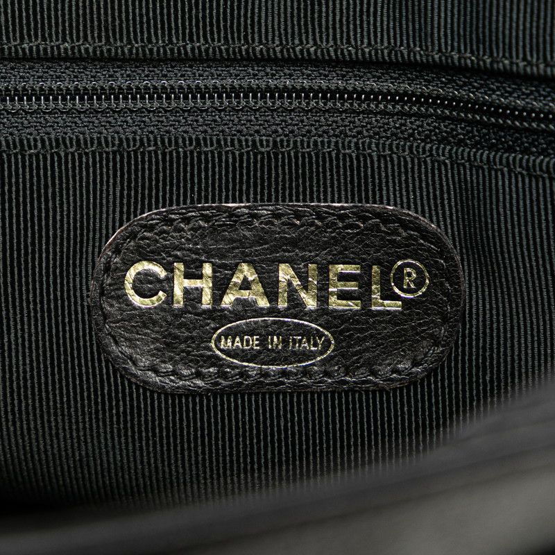Chanel Chanel Chanel Triple Coco Mark Chain Tote Bag Caviar Skin Leather Shoulder Bag in Very Good Condition Size ONE SIZE - 8 Thumbnail