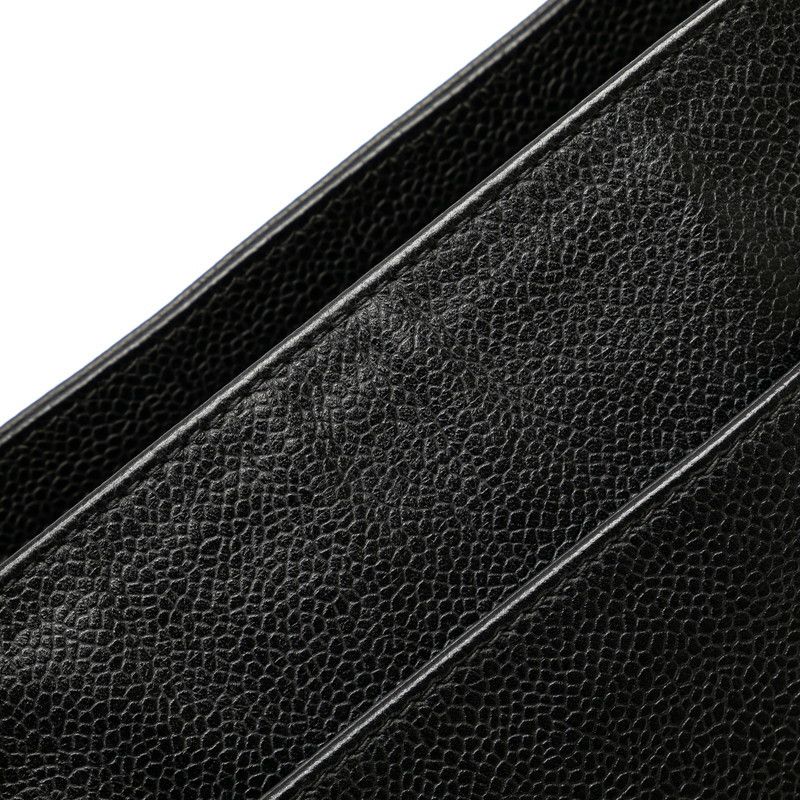Chanel Chanel Chanel Triple Coco Mark Chain Tote Bag Caviar Skin Leather Shoulder Bag in Very Good Condition Size ONE SIZE - 5 Thumbnail