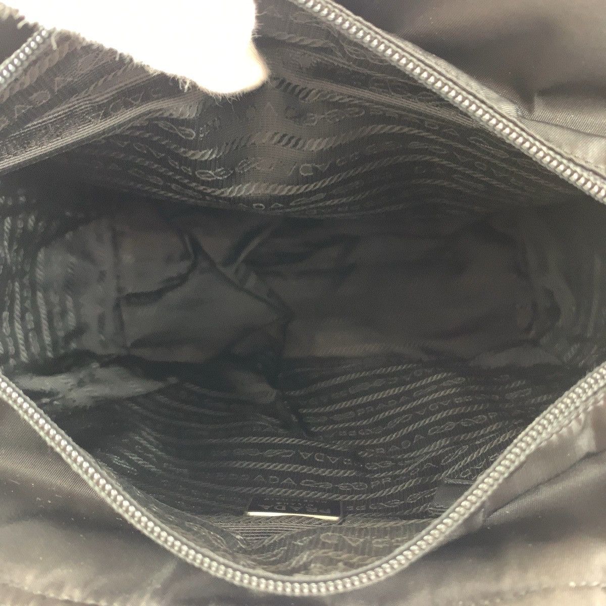 Prada Prada Prada Nylon Tessuto Triangle Logo Plate Tote Bag B7314 Canvas Tote Bag B7314 in Very Good Condition Size ONE SIZE - 9 Thumbnail