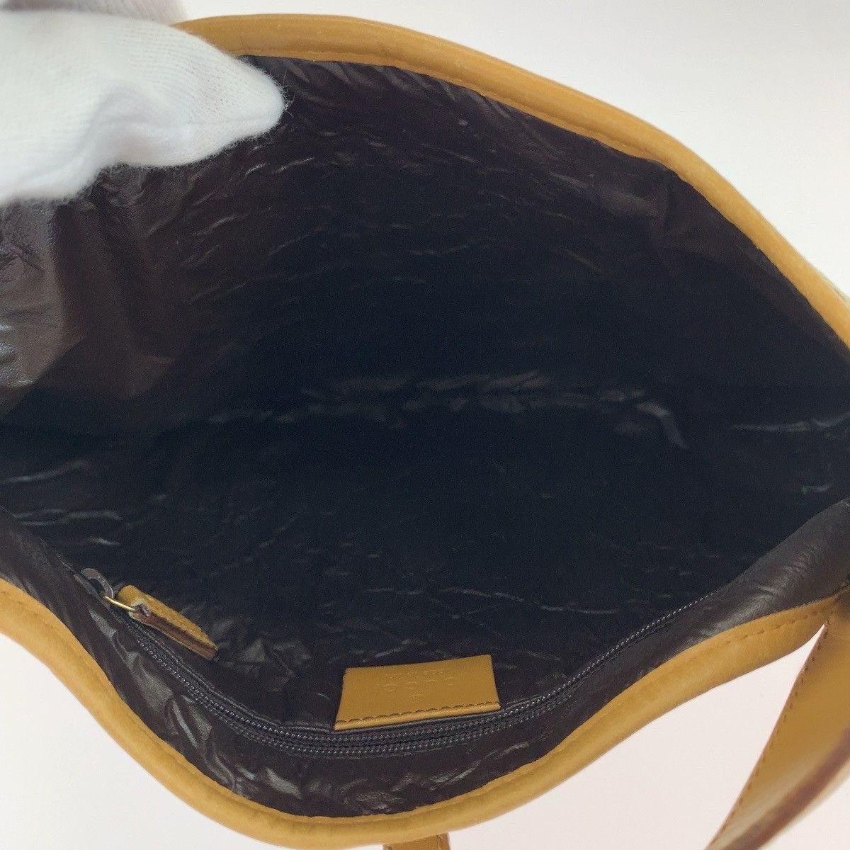 Gucci Gucci Gucci Jackie Beige Brown GG Canvas Shoulder Bag Canvas Shoulder Bag 0014057 in Very Good Condition Size ONE SIZE - 9 Thumbnail