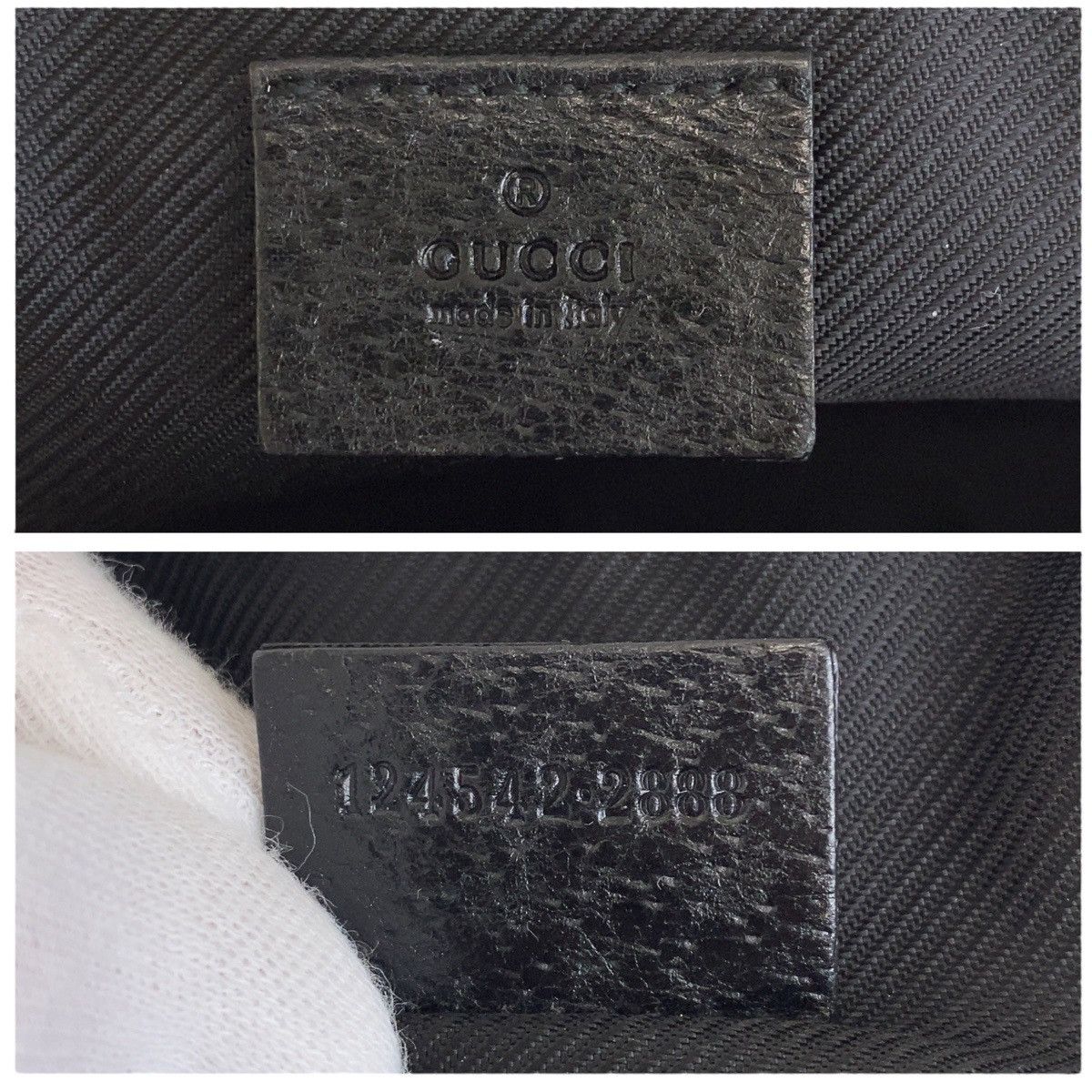 Gucci Gucci Gucci GG Canvas/Leather Handbag Vanity Bag 124542 Canvas Handbag 124542 in Very Good Condition Size ONE SIZE - 4 Thumbnail