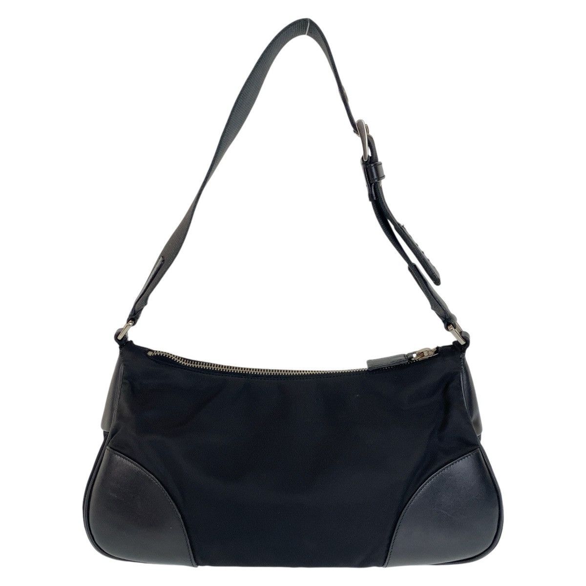Prada Prada Prada Nylon Tessuto Triangle Logo Plate Shoulder Bag Canvas Crossbody Bag 407812 in Very Good Condition Size ONE SIZE - 2 Thumbnail