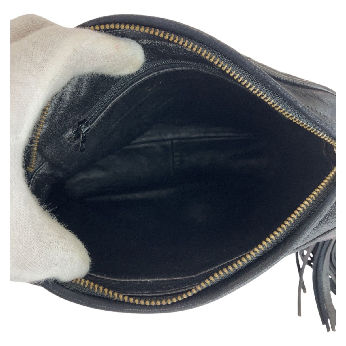 Chanel Chanel Chanel Vintage Matelasse Coco Mark Fringe Lambskin Shoulder Bag Leather Crossbody Bag 08**** in Very Good Condition Size ONE SIZE - 9 Thumbnail