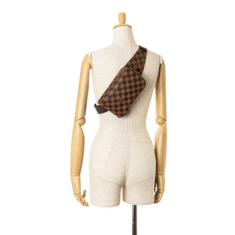 Louis Vuitton Louis Vuitton Louis Vuitton Damier Geronimos Shoulder Bag Waist Bag N51994 Canvas Belt Bag N51994 in Very Good Condition Size ONE SIZE - 9 Thumbnail