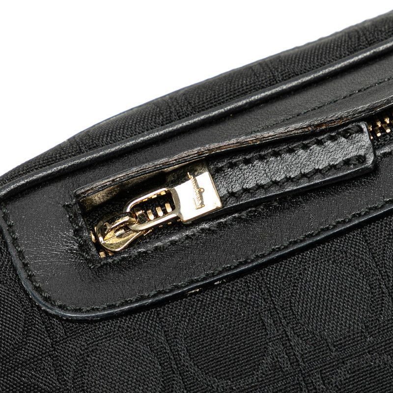 Salvatore Ferragamo Salvatore Ferragamo Salvatore Ferragamo Gancini Canvas Leather Shoulder Bag Canvas Shoulder Bag in Great Condition Size ONE SIZE - 7 Thumbnail