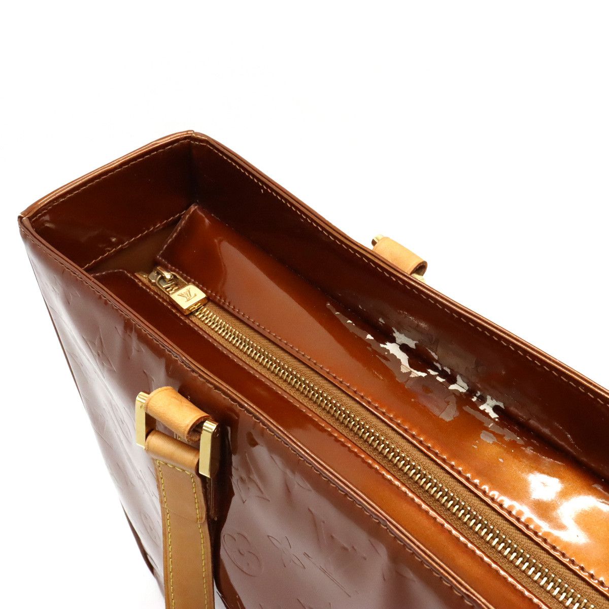 Louis Vuitton Louis Vuitton Louis Vuitton Monogram Vernis Columbus Tote Bag M91134 Leather Tote Bag M91134 in Very Good Condition Size ONE SIZE - 7 Thumbnail