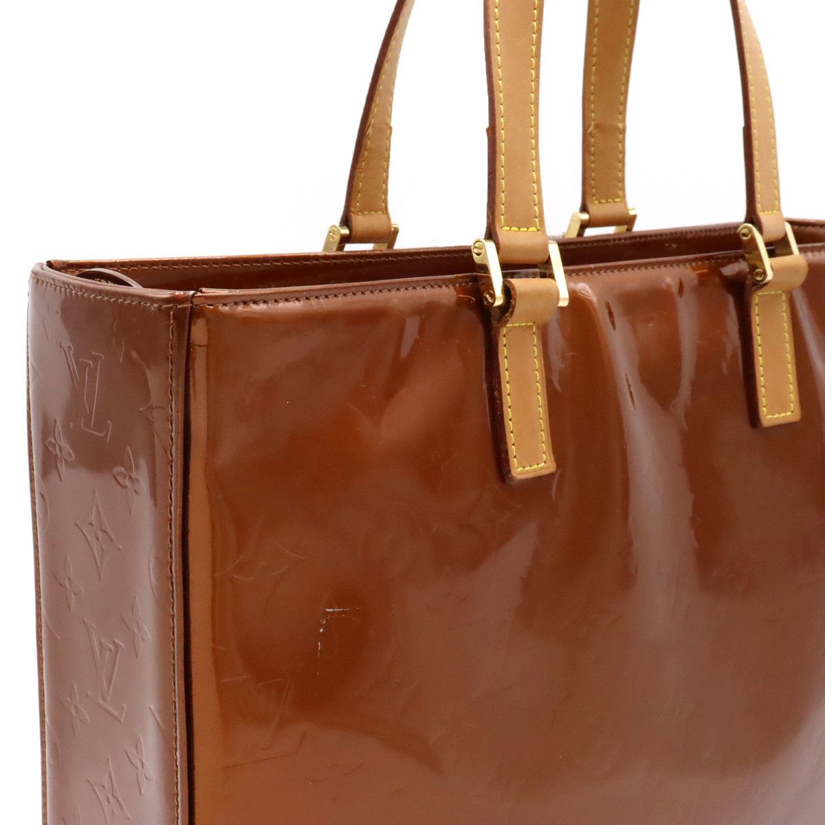 Louis Vuitton Louis Vuitton Louis Vuitton Monogram Vernis Columbus Tote Bag M91134 Leather Tote Bag M91134 in Very Good Condition Size ONE SIZE - 8 Thumbnail