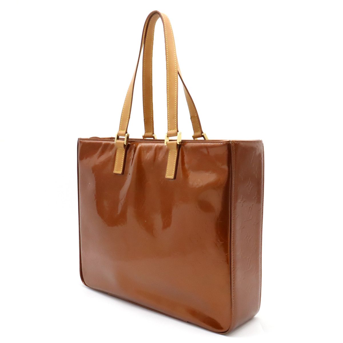 Louis Vuitton Louis Vuitton Louis Vuitton Monogram Vernis Columbus Tote Bag M91134 Leather Tote Bag M91134 in Very Good Condition Size ONE SIZE - 2 Thumbnail