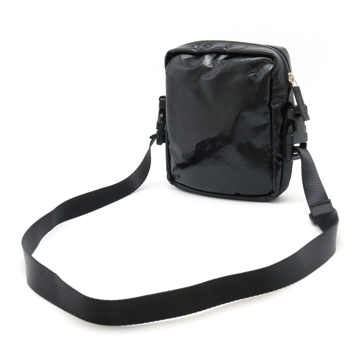 Chanel Chanel Chanel Coated Canvas Sports Line Shoulder Bag A26568 Canvas Crossbody Bag A26568 in Very Good Condition Size ONE SIZE - 2 Thumbnail