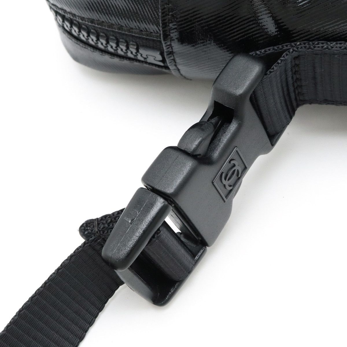 Chanel Chanel Chanel Coated Canvas Sports Line Shoulder Bag A26568 Canvas Crossbody Bag A26568 in Very Good Condition Size ONE SIZE - 7 Thumbnail