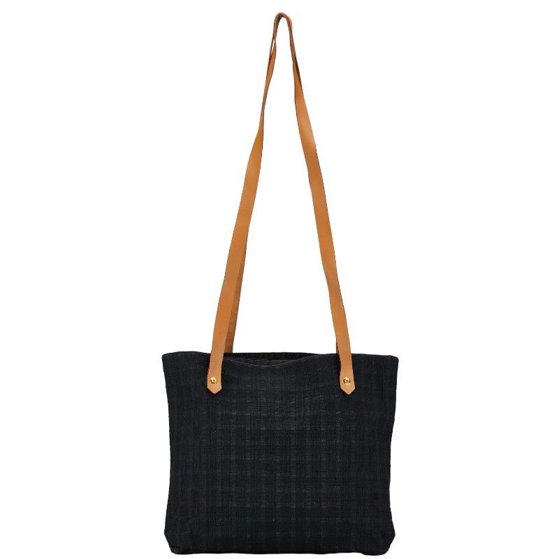 Hermes Hermes Hermes Canvas Leather Amedaba Tote Bag Canvas Tote Bag in Very Good Condition Size ONE SIZE - 3 Thumbnail
