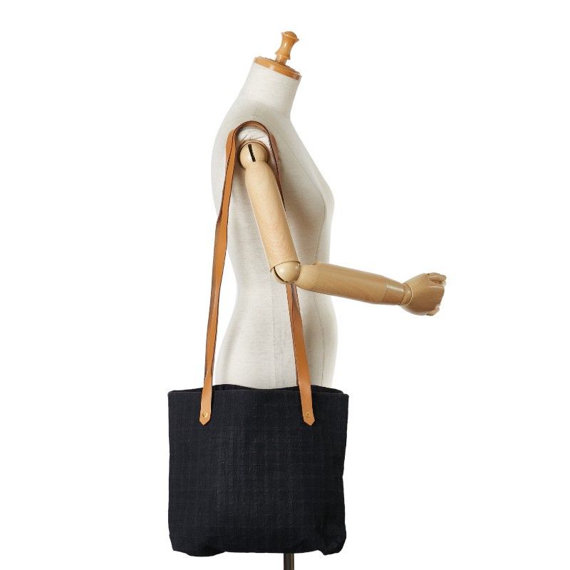 Hermes Hermes Hermes Canvas Leather Amedaba Tote Bag Canvas Tote Bag in Very Good Condition Size ONE SIZE - 9 Thumbnail