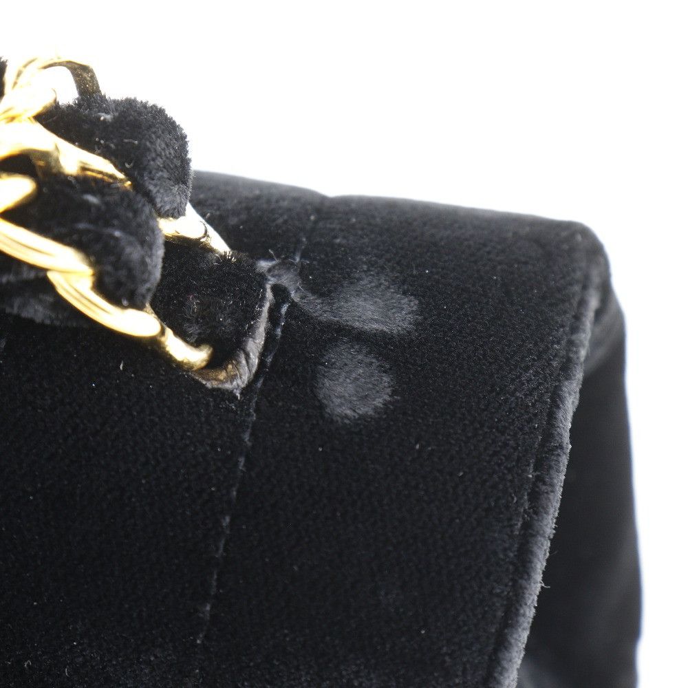 Chanel Chanel Vertical Quilt Velour Handbag Cotton Handbag in Very Good Condition Size ONE SIZE - 9 Thumbnail