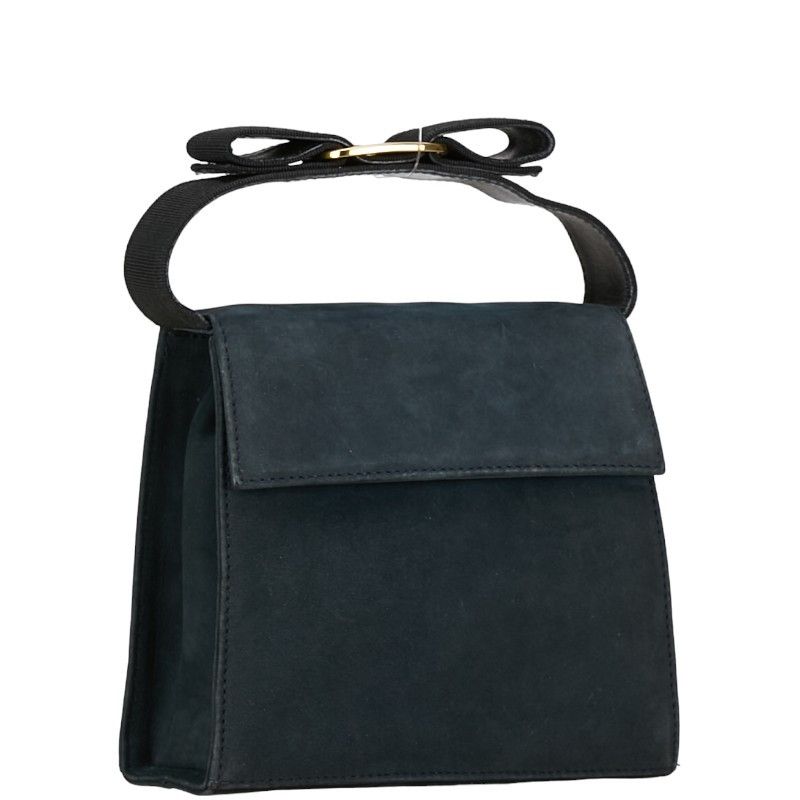 Salvatore Ferragamo Salvatore Ferragamo Salvatore Ferragamo Suede Leather Vara Ribbon Handbag Leather Handbag in Very Good Condition Size ONE SIZE - 2 Thumbnail