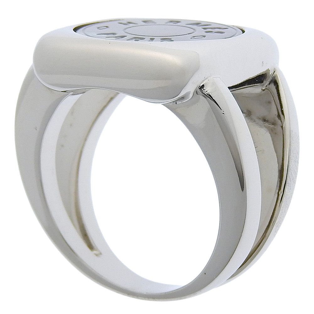Hermes Hermes Silver Sellier Ring Metal Ring in Very Good Condition Size ONE SIZE - 3 Thumbnail