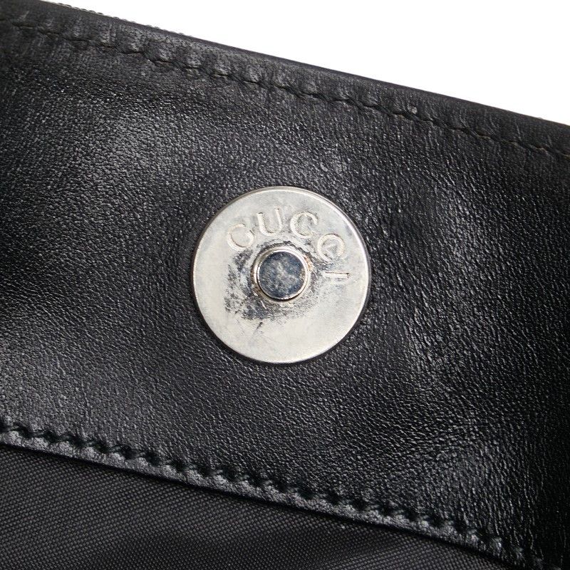 Gucci Gucci Gucci Bamboo Canvas Leather Handbag 0011638 Canvas Handbag 0011638 in Very Good Condition Size ONE SIZE - 6 Thumbnail