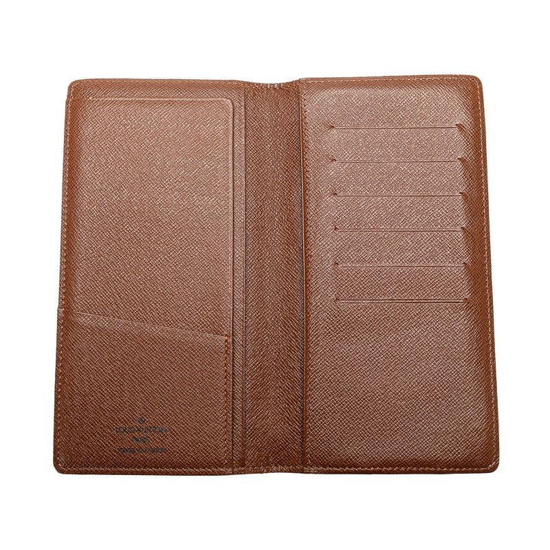 Louis Vuitton Louis Vuitton Louis Vuitton Monogram Long Wallet M61823 Brown PVC Leather Canvas Long Wallet M61823 in Very Good Condition Size ONE SIZE - 5 Thumbnail