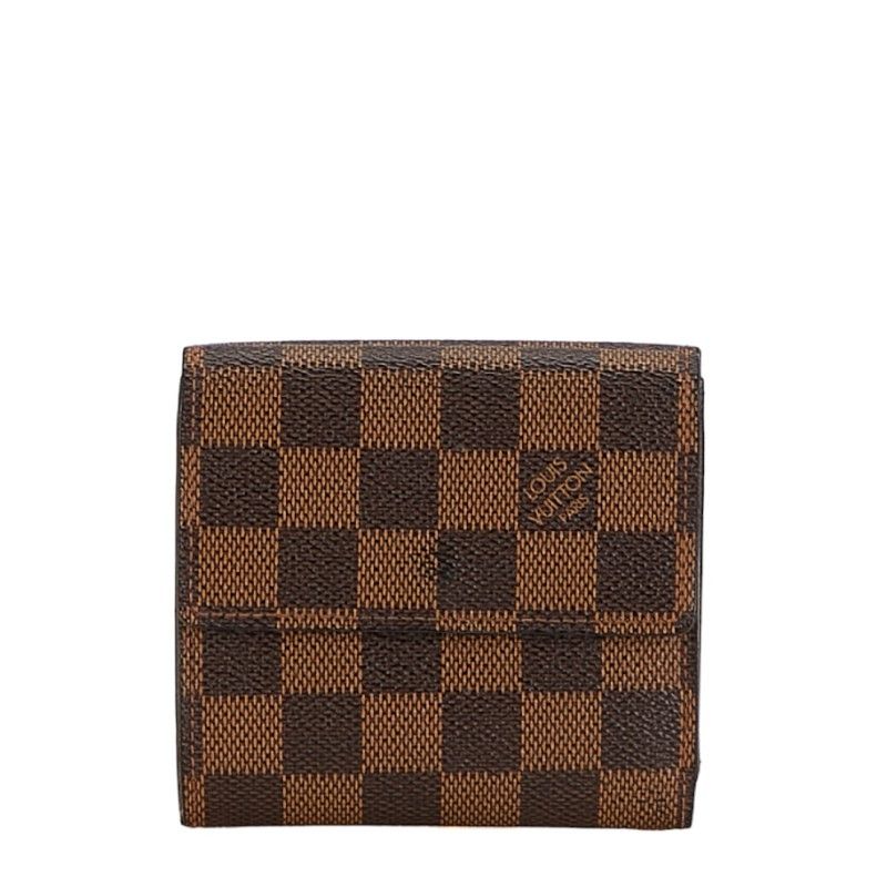 Louis Vuitton Louis Vuitton Louis Vuitton Damier Elise Compact Wallet N61654 Canvas Short Wallet N61654 in Very Good Condition Size ONE SIZE - 3 Thumbnail