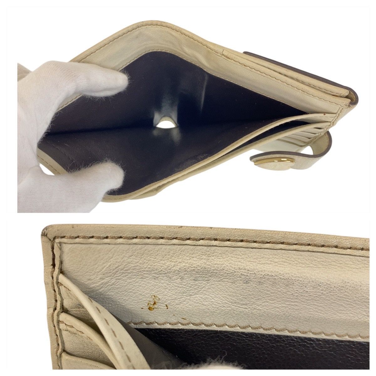 Gucci Gucci Gucci GG Canvas Heart Compact Wallet 408463 Canvas Short Wallet 408463 in Very Good Condition Size ONE SIZE - 8 Thumbnail