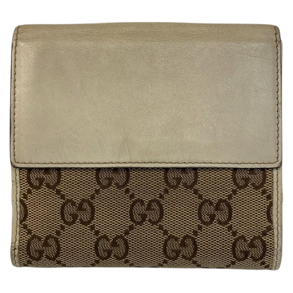 Gucci Gucci Gucci GG Canvas Heart Compact Wallet 408463 Canvas Short Wallet 408463 in Very Good Condition Size ONE SIZE - 2 Thumbnail