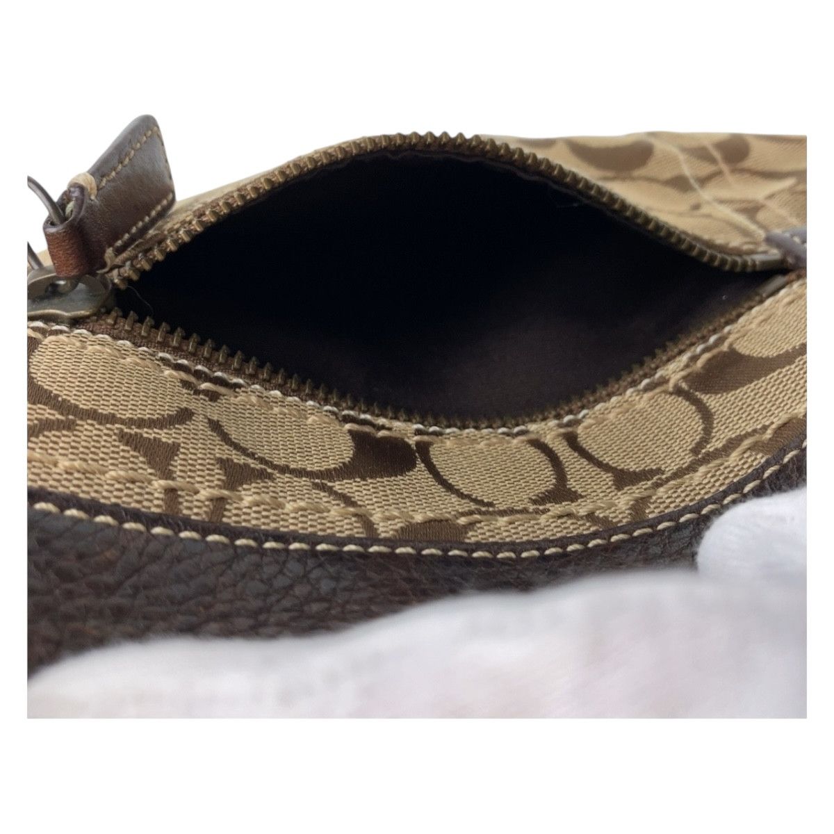 Coach Coach Coach Signature Canvas Leather Crossbody Bag Canvas Crossbody Bag Size ONE SIZE - 8 Thumbnail