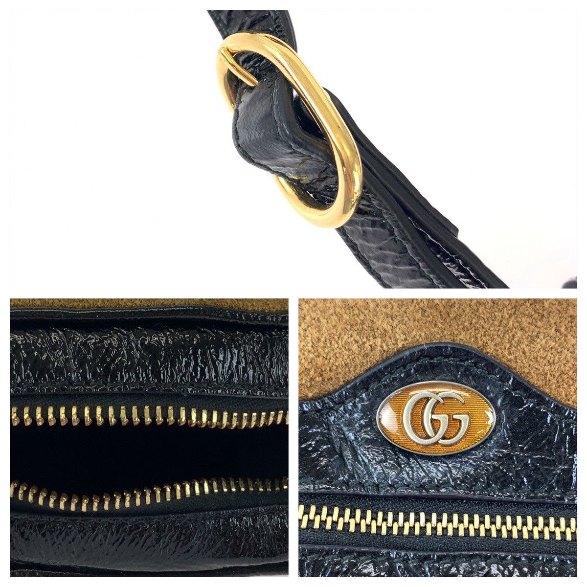 Gucci Gucci Gucci Ophidia Suede/Leather Shoulder Bag Pochette 573321 Leather Crossbody Bag 573321 in Very Good Condition Size ONE SIZE - 6 Thumbnail