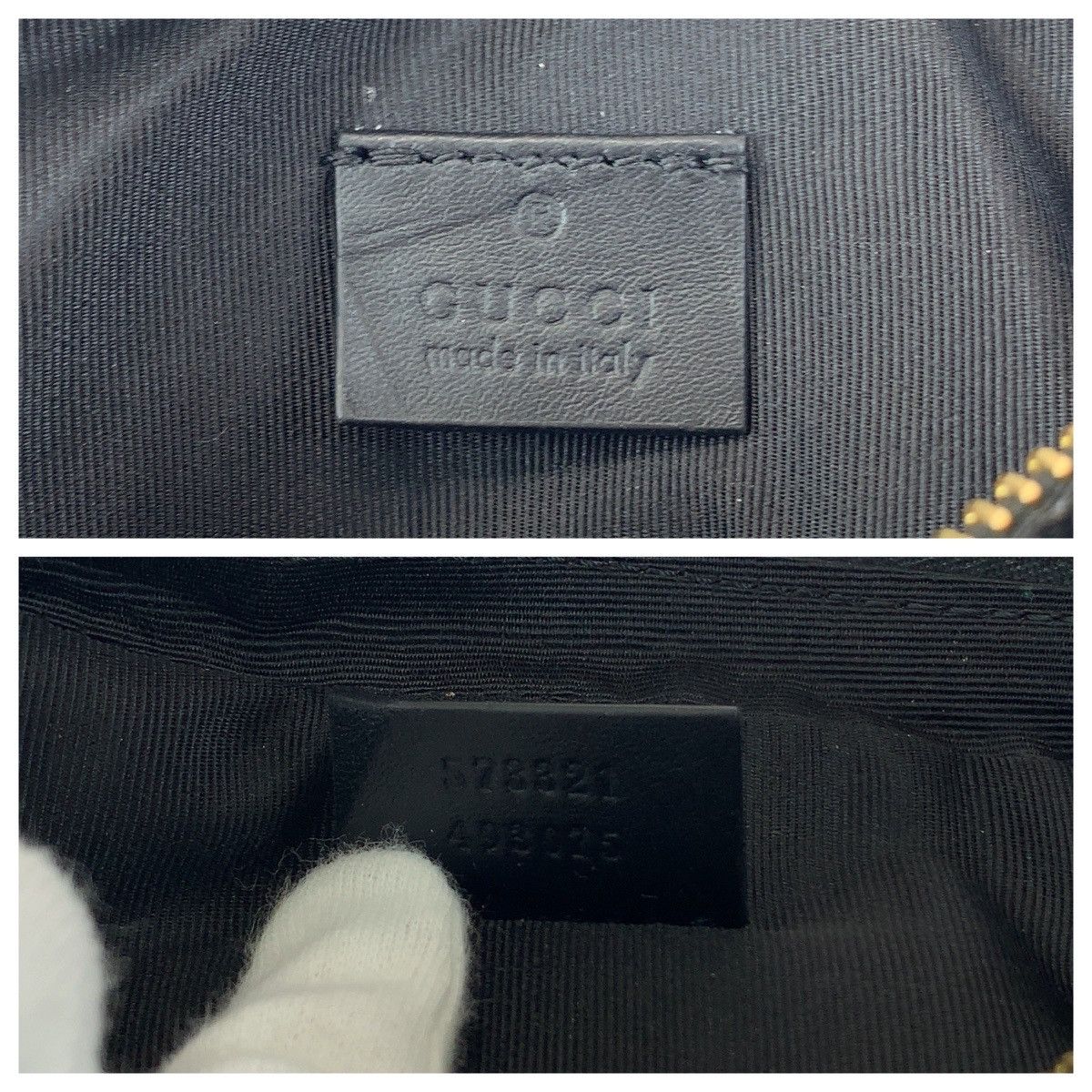 Gucci Gucci Gucci Ophidia Suede/Leather Shoulder Bag Pochette 573321 Leather Crossbody Bag 573321 in Very Good Condition Size ONE SIZE - 4 Thumbnail