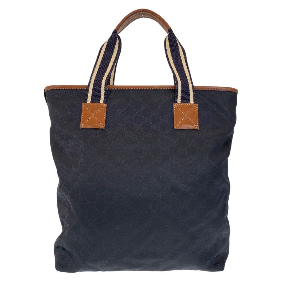 Gucci Gucci Gucci GG Canvas Leather Tote Bag 2way Canvas Tote Bag 256099 in Very Good Condition Size ONE SIZE - 2 Thumbnail