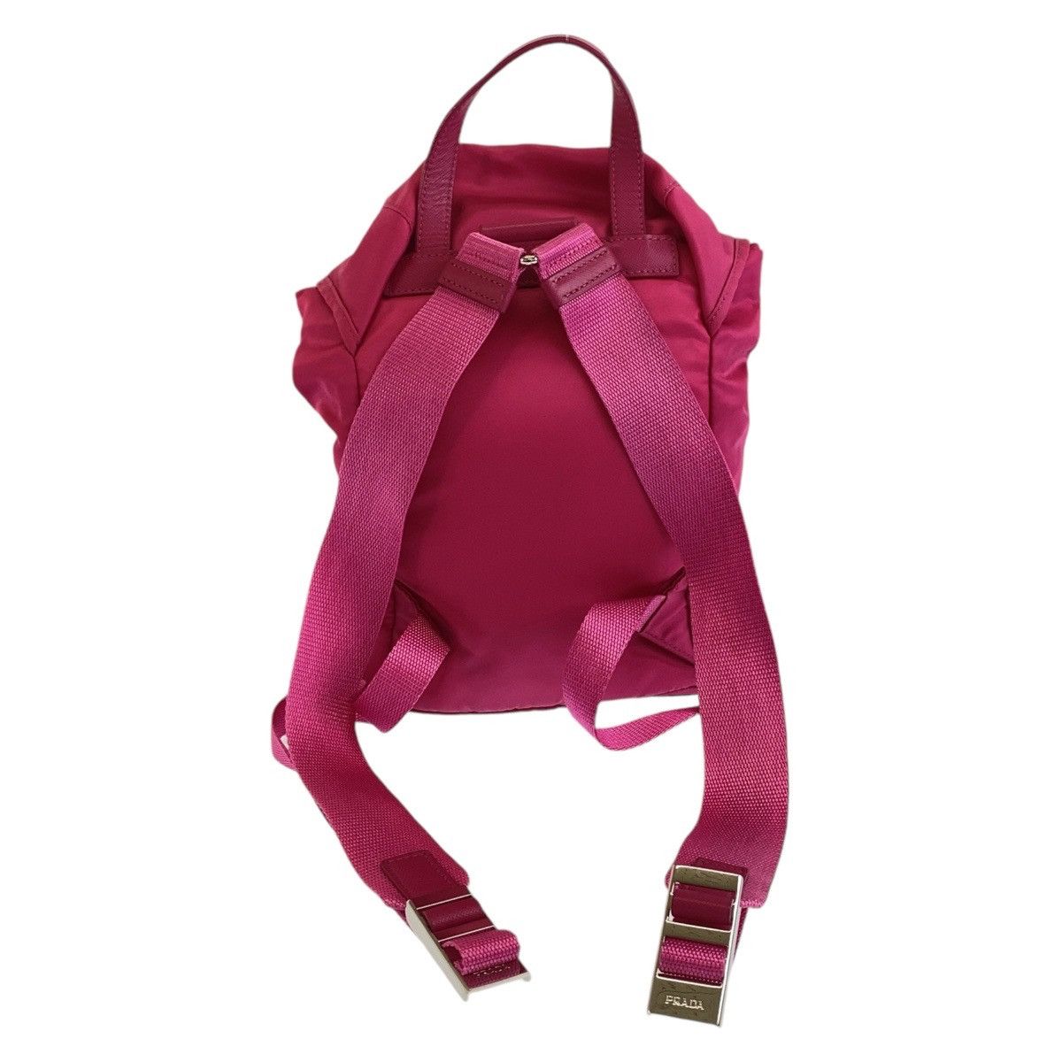Prada Prada Prada Nylon Tessuto Logo Backpack Canvas Backpack in Very Good Condition Size ONE SIZE - 2 Thumbnail