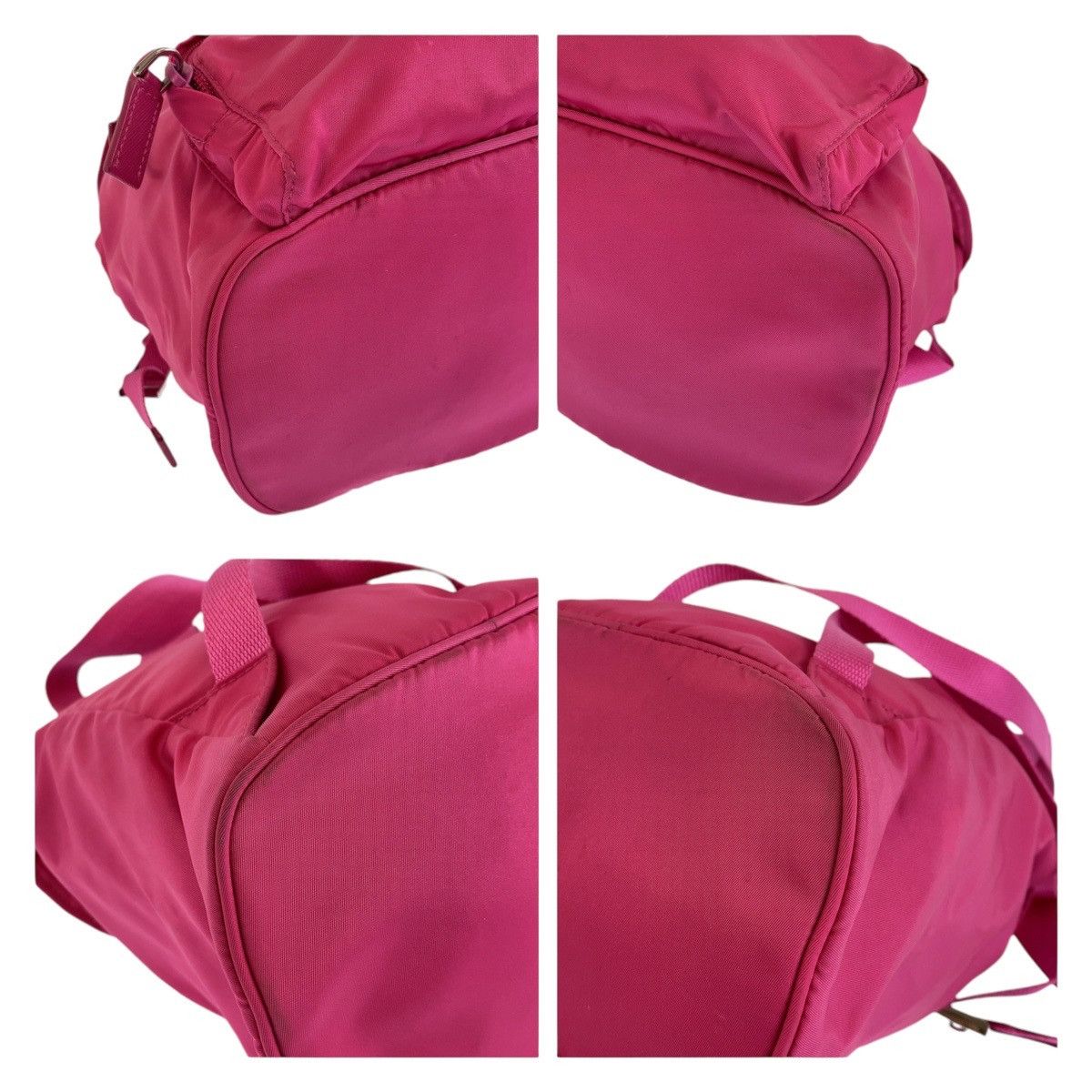 Prada Prada Prada Nylon Tessuto Logo Backpack Canvas Backpack in Very Good Condition Size ONE SIZE - 3 Thumbnail
