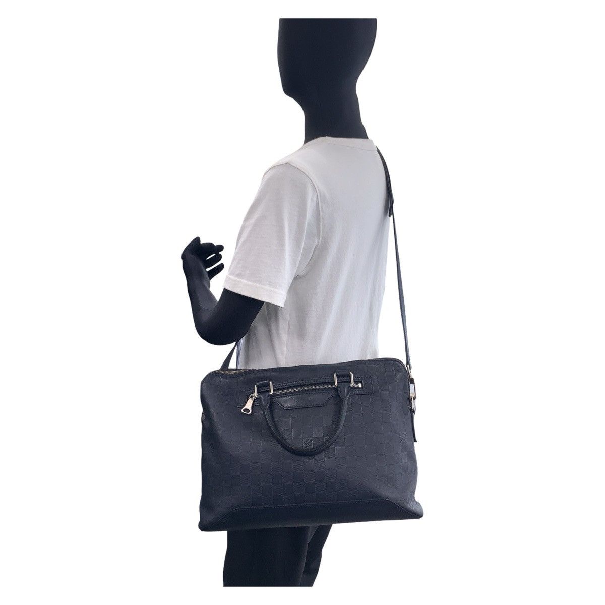 Louis Vuitton Louis Vuitton Louis Vuitton Leather Avenue Briefcase N41020 Leather Business Bag N41020 in Very Good Condition Size ONE SIZE - 10 Thumbnail