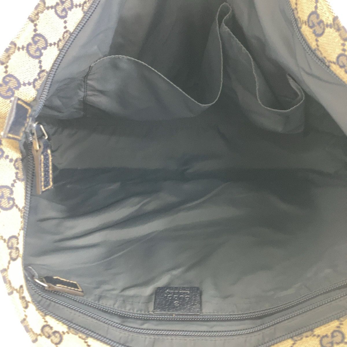 Gucci Gucci Gucci GG Canvas Leather Tote Bag Canvas Tote Bag 155524 Size ONE SIZE - 8 Thumbnail