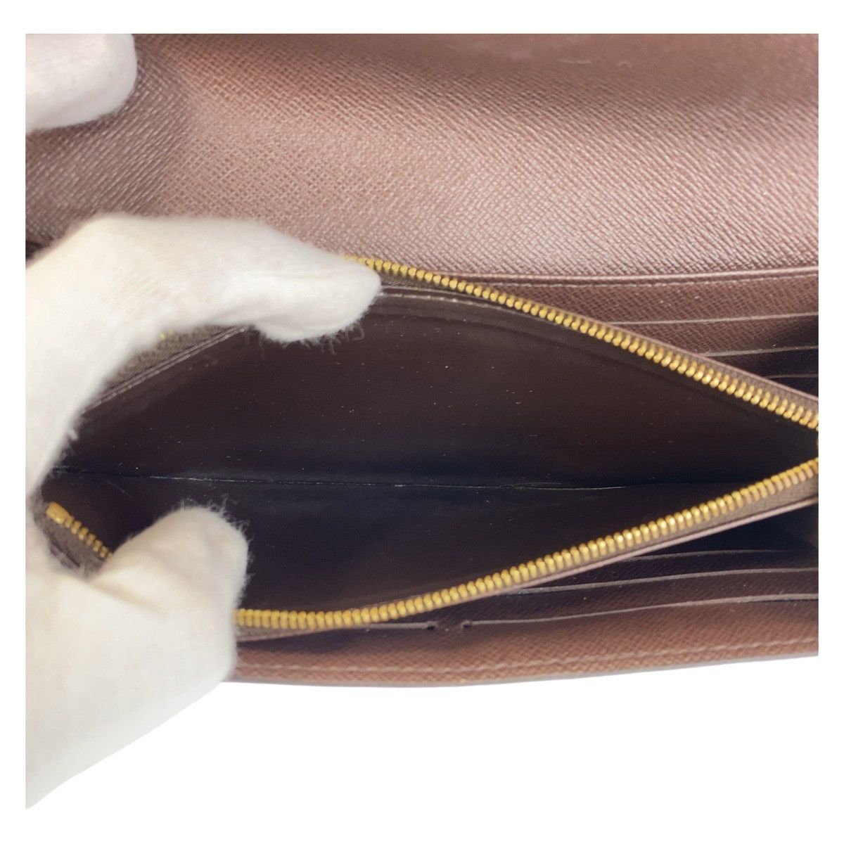 Louis Vuitton Louis Vuitton Louis Vuitton Damier Long Wallet N63209 Canvas Long Wallet N63209 Size ONE SIZE - 6 Thumbnail